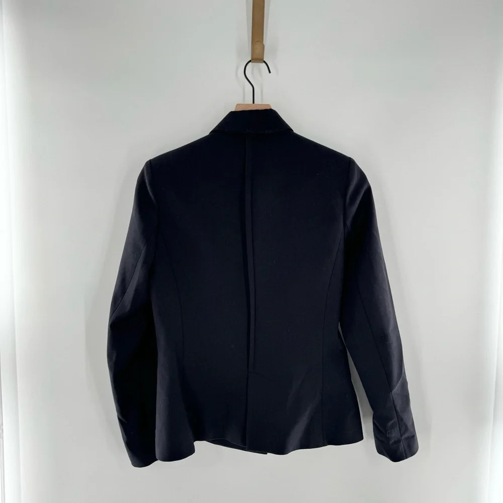 Maje Wool Zipper Biker Moto Blazer Jacket Size EU 40 - Picture 2 of 7